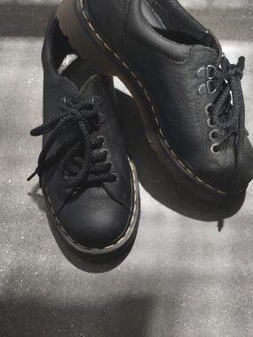 Dr Martens US 7 Y2K Vintage Chunky Platform Oxford Air Wair Black shoes 7 11864